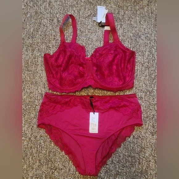 CHANGE Lingerie Scarlet Lace Bra Set - Picture 3 of 7